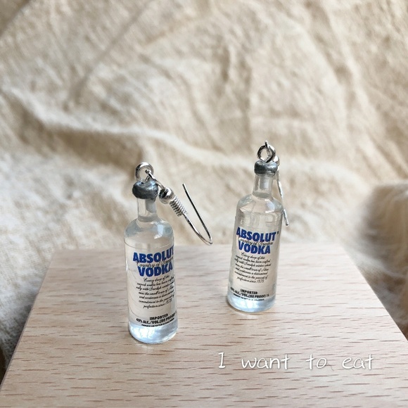 Urban Outfitters Jewelry - Boutique Absolut Vodka Bottle Drop Earrings